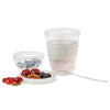 Take & Go Yogurt Cups, Colorful Set of 4 - CRYSTALIA GLASS
